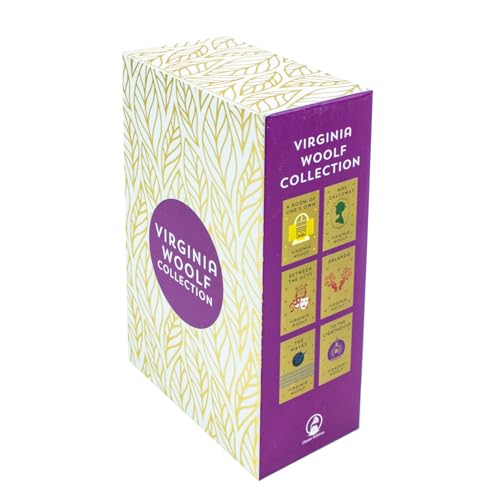 The Virginia Woolf Collection 6 Books Set (A Room Of One's Own, Mrs Dalloway, Between The Acts, The Waves, To The Lighthouse, Orlando)