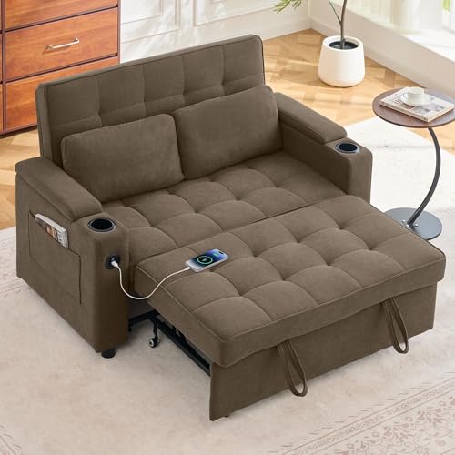 Korser 55.5" Adjustable Pull Out Couch