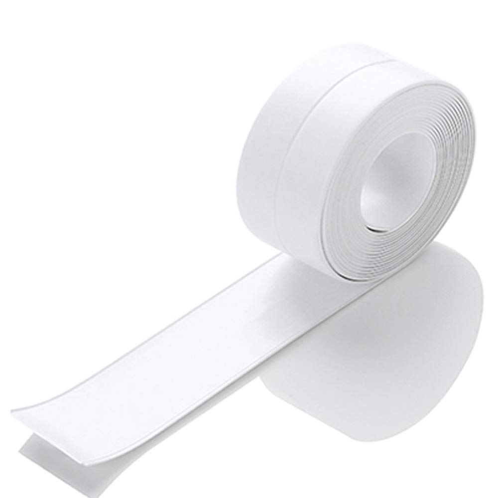 WE-CEF Tape Caulk Strip, PVC Self Adhesive Caulking Sealing Tape for Kitchen Sink Toilet Bathroom Shower and Bathtub(White) (B0B7B9RNMQ) Amazon Price History, Amazon Price Tracker