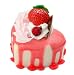 Black Temptation Set di 2 Torta Finta Modello Artificiale Torta realistica, Cuore Rosso