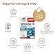 Doppelherz Omega-3 1400 - Hochdosiertes Omega-3-Konzentrat plus Vitamin E - Hoher Gehalt an Omega-3-Fettsäuren EPA & DHA - 30 Kapseln