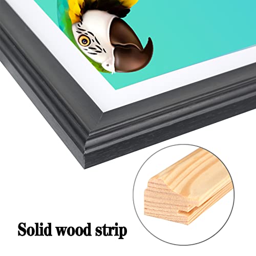 Ltyhhk 18X24 In Picture Frames Solid Wood,Display Picture 16X22 In With Mat Or 18X24 In Without Mat,16X22 Inch Diamond Painting Frames Black (Ck1824) #TOP3