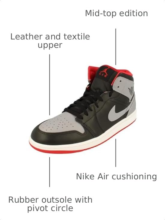 Image of Jordan Nike Air 1 Mid Men's Shoes