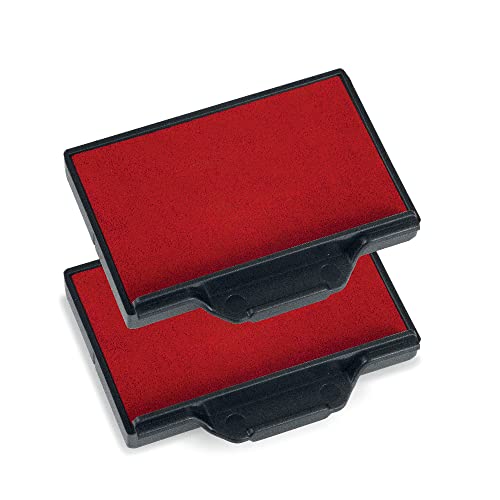 Trodat Replacement Ink Pads 6/56 – Pack of 2 – Red Ink – for the Professional 5204, 5206, 5460, 5460/L, 5117, 5558, 5558/PL, 55510, 5465, 55510/PL, 5466 and 5466PL