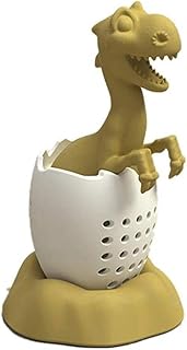 Doherty Infuseur à thé créatif en silicone en forme de dinosaures - Résistant aux températures élevées/basses - Filtre à thé pour thé, épices, café