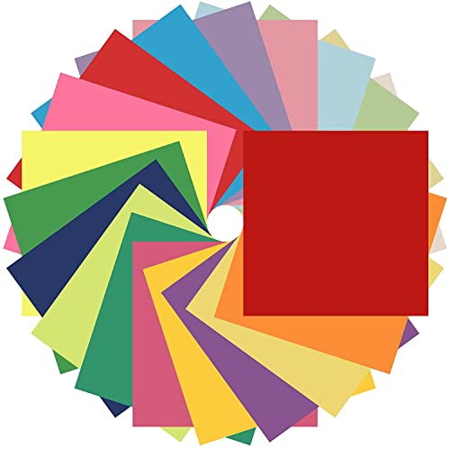 Image of Sheet for Origami and Art and Craft Work Set of 100 Sheet Size 15X15 Cm 90 GSM Paper Easy Folding For Project And Assignment (15 X15 Origami Sheets 100)