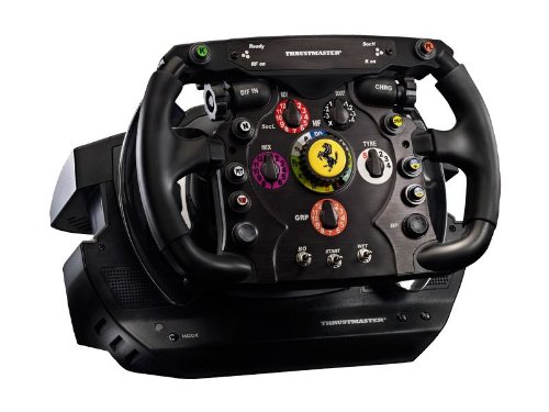 Thrustmaster Ferrari F1 Wheel Integral 500, USB Steering Wheel Controller for PC, Mac, PlayStation 5, 4, 3, Xbox Series X, S, One, 360, Nintendo Switch