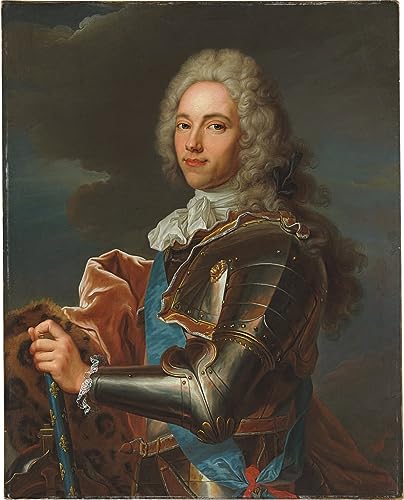 Portrait du Duc de Broglie Tableau Toile pour Habiller un Mur Vide Salon Bureau 60x90cm