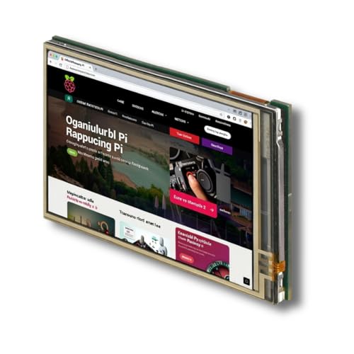 Image of 3.51 Inch Touchscreen for Raspberry Pi Zero 2W / 2WH / W /Zero - 320x480 DPI LCD Display, 4-Wire Resistive Touch, 60Hz Refresh, GPIO Direct Connect (No Pi Board Included)