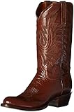 Ja Lucchese Herren Carson Leder Cowboystiefel, Braun (braun im antik-finish), 45 EU