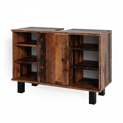 Vicco Mobile sottolavabo per bagno Fynn, Legno antico, 80 x 54 cm