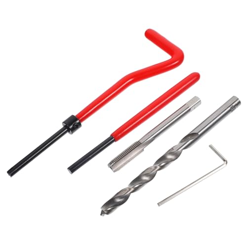 PRETYZOOM 1 Set Sleeve Inserts for Wood Thread Repair Kit Threads Tool and Kits Stripped Fix Threaded Inserts Repairing Rethreading Metric Thread Insert Kit Threaded Repair Rubber