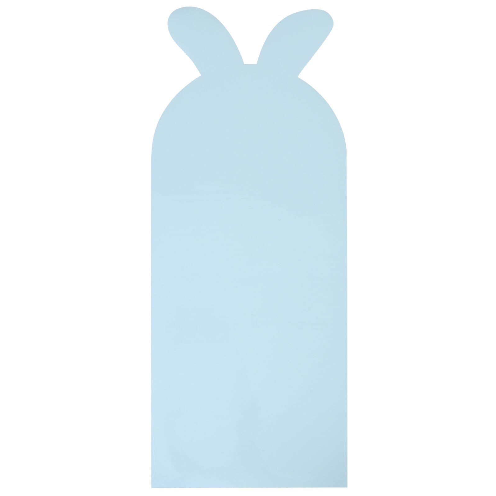Sticker Tableau Blanc Effaçable 101x41 cm Bleu Ciel Lapin - 8