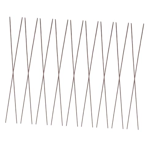 CIMAXIC 50pcs Artificial DIY Flower Rods Sturdy Iron and Paper Flower Stems Perfect for Floral Wire Pole Wedding Decorations Party Supplies