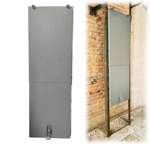 Universal Anti-Theft Ladder Safety Guard with Padlock, Weatherproof & Multi-Purpose Security Cover for Roof Hatch, Outdoor Access, and Fixed Ladders, Industrial-Grade Full-Coverage Ladder Lock