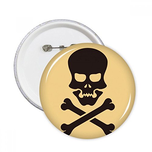 Pins Crâne Halloween XXL : changez de style sans abîmer vos vêtements grâce à ce lot de 5