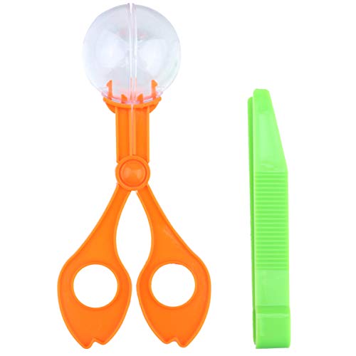 TOYANDONA 3 Sets Educational Kit Catcher Catching Tools Funny Outdoor Explorer Set Plastic Toddlers Scissor Tongs Hand Tool Scissor