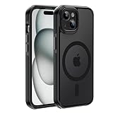 Yzoiko Strong Magnetic for iPhone 14 Case/iPhone 13 Case[10Ft Military-Grade Protection] Compatible with fit MagSafe Shockproof Slim Thin Cover 6.1 inch 14/13 Phone case,Black Bumper