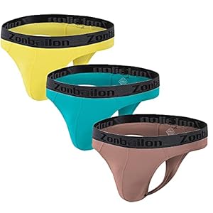 Zonbailon Herren-Tanga 3er-Pack Unterwäsche