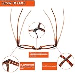 5 Pack Blue Light Blocking Reading Glasses for Women Men,Spring Hinge Computer Readers Eyeglasses