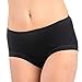 Produktbild HERMKO 9114001 3er Pack Damen Taillenslip aus Bio-Baumwolle, Farbe:schwarz, Größe:40/42 (M)