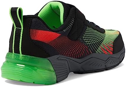 Skechers Kids Boy's Thermoflux 2.0 - Kodron Sneaker, Black/Lime, 12 W Little Kid | Image 4