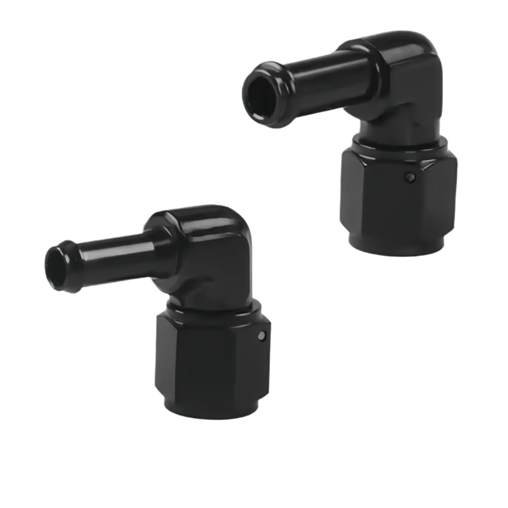 Adaptador AN6 acoplamiento rápido 3/8 codo 90 grados para manguera coche