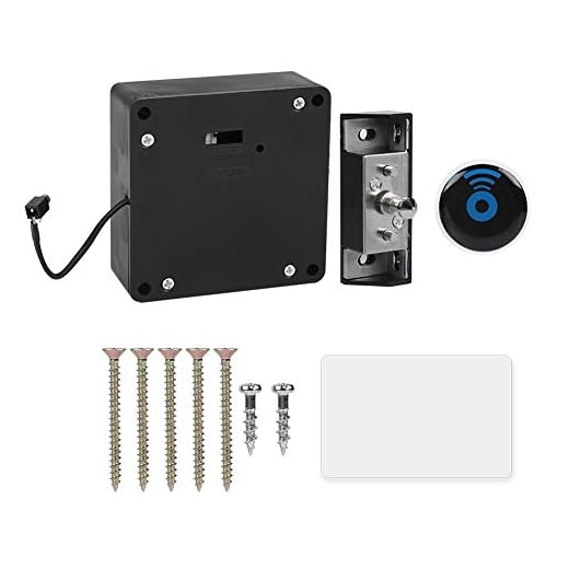 Delaman RFID Smart Hidden Drawer Lock Intelligent Cabinet Lock Door Locks Cabinet Electronic Invisible Reader for Home Office