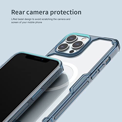 Coque TPU Magnetic pour iPhone 14 Pro Blanc compatible induction
