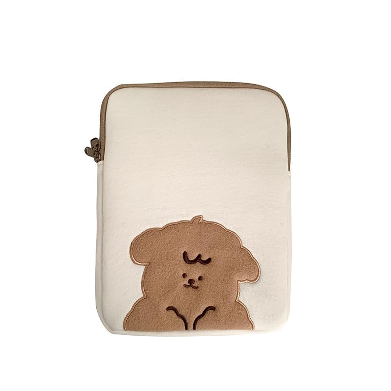 Funda acolchada para portátil de 11-15.6 pulgadas beige miniatura 1