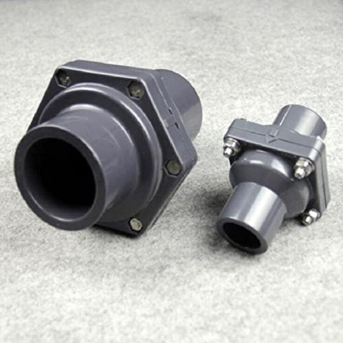 válvula de retorno unidireccional 1 válvula antirretorno de PVC, válvula de retención de aleta de plástico Dn25 Dn32 Dn40 Dn50, for Universal Vertical Horizontal/32Mm (Size : 25Mm)
