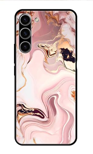 Image of Metal TPU Printed Back Cover for Samsung Galaxy S23 5G (Marble Design -J1) 360 Degree Protection | Camera Protection -25092024(AR)