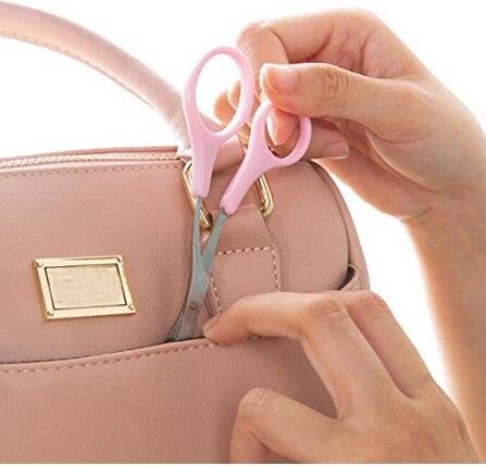 Tesoura de aparador de sobrancelhas 2 peças da ericotry com pente de corte profissional de precisão