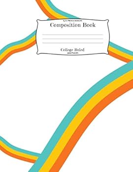 Paperback 200 page 8.5 x 11 Rainbow Proud Fashion Composition Book - Journal College Rule Stylish Notebook - K. D. Prock Designs Book