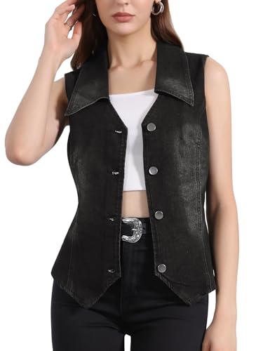 Gilet en jean femme pour un style décontracté et chic en terrasse