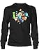 Minecraft Big Boys' Glow-In-The-Dark Run Away! Long-Sleeve T-Shirt (Black, Medium/Youth)