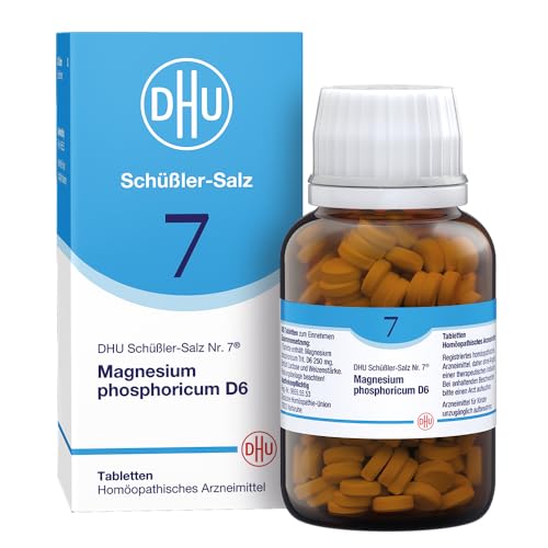 DHU Schüßler-Salz Nr. 7 Magnesium phosphoricum D6 Das Mineralsalz der Muskeln und Nerven das Original umweltfreundlich im Arzneiglas 420 St. Tabletten