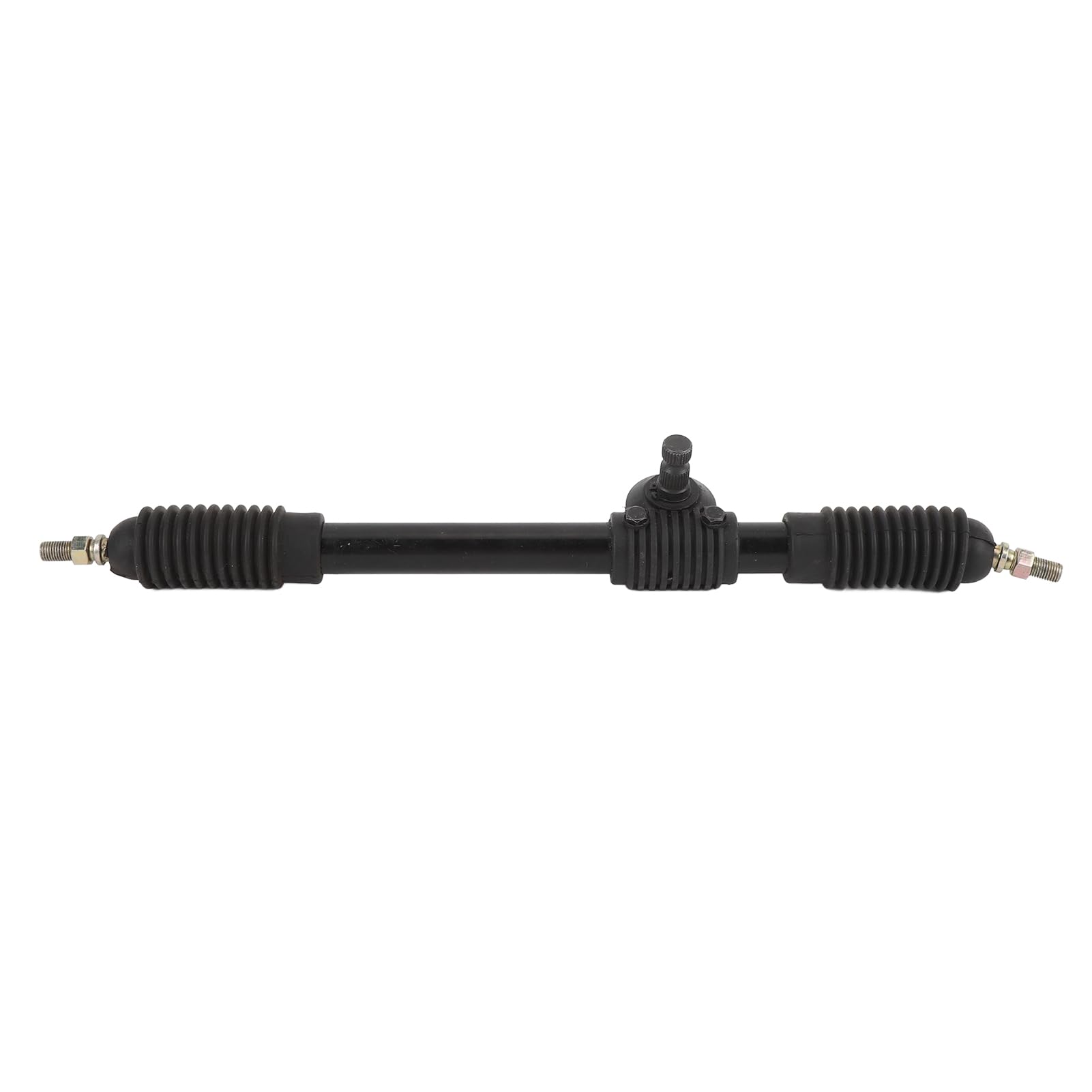 CHICIRIS Cremallera de Dirección Asistida de 490 Mm, Aleación de Acero de Alta Dureza 30T con Revestimiento Antioxidante Negro, para Triciclo Todoterreno Go Kart ATV