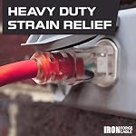 Iron Forge Cable 14 Gauge Heavy Duty Extension Cord, 50 Ft - Red SJTW - Image 6