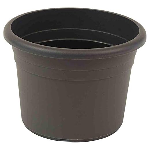 Siena Garden Topf Cilindro anthrazit 60 cm