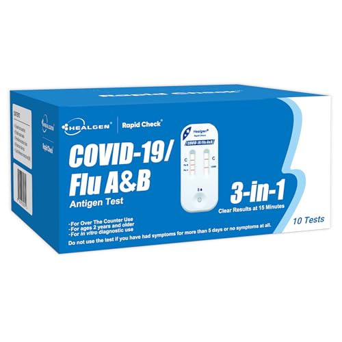 Healgen 3-in-1 rapid home test for COVID-19 and Flu A&B