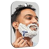 UNBREAKABL MIRO Shower Mirror for Shaving (Medium,6"x8"),Bathroom Handheld Mirror for Men and Women