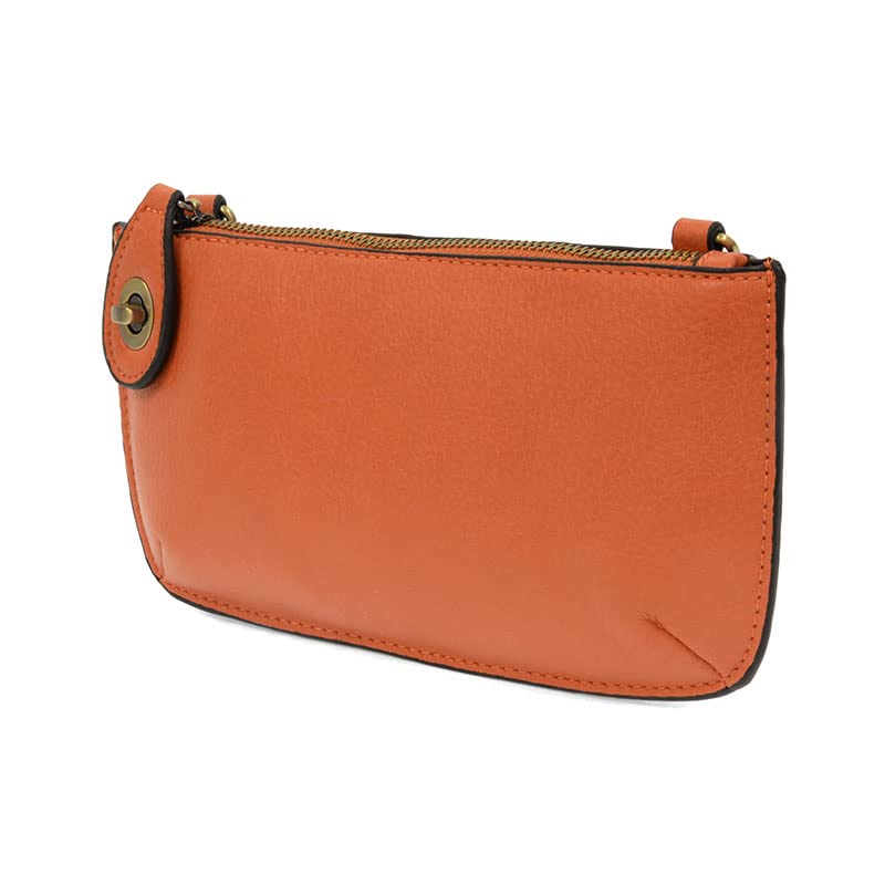 Image of Joy Susan Women's Fashion Purse Mini Crossbody Wristlet Clutch Handbag - Mango Tango