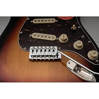 Musiclily Pro 54mm Set de chevalet Tremolo moderne pour guitare électrique de style Strat, Chrome - Les Beatles, Paul McCartney, John Lennon, RIngo Starr, George Harrison Musiclily Pro 54mm Set de chevalet Tremolo moderne pour guitare électrique de style Strat, Chrome – Image 6