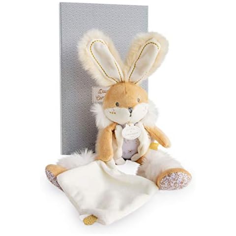 Mantita de arrullo con figura decorativa de conejo en color beige Cover