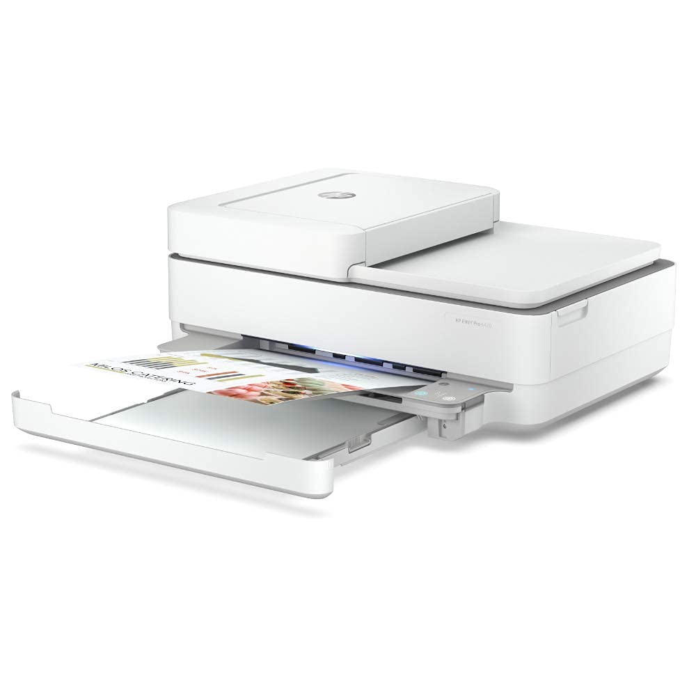 HP ENVY Pro 6420 - Impresora multifunción, All - in - One, Wi - Fi de doble banda con Bluetooth, gris, 432.5 x 361.1 x 174.4