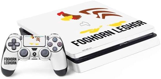 Skinit Decal Gaming Skin Compatible with PS4 Slim Bundle - Officially Licensed Looney Tunes Foghorn Leghorn Identity Design