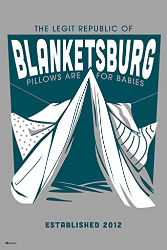 Blanketsburg Pillows & Wall Art 12x18, Funny TV Show Merch