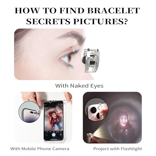 Easycosy Personalized Bracelets with Picture Inside Custom Photo Projection Bracelets Customized Mothers Day Love Gifts for Mom Women Anniversary Birthday Memorial Gifts for Girlfriend Besties3