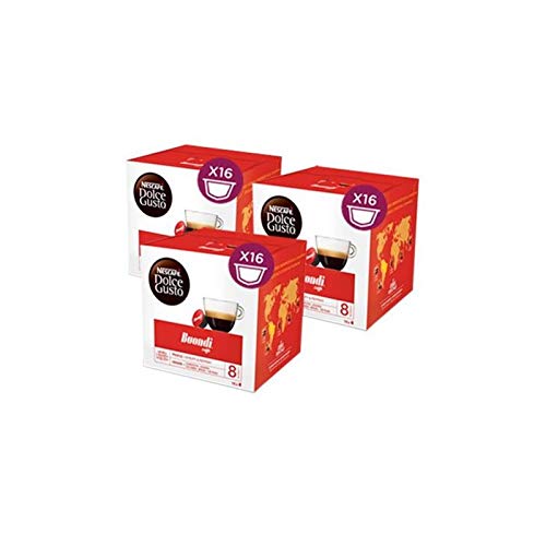 Dolce Gusto Nescafe Buondi - 3 Packs of 16 Capsules